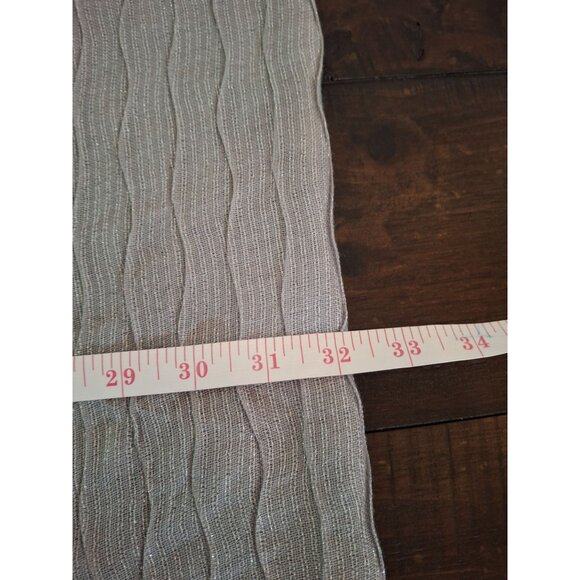 Womens Silver Metallic Infinity Scarf Y2K  Soft Girl Glam 28in x 32 in - Picture 7 of 7